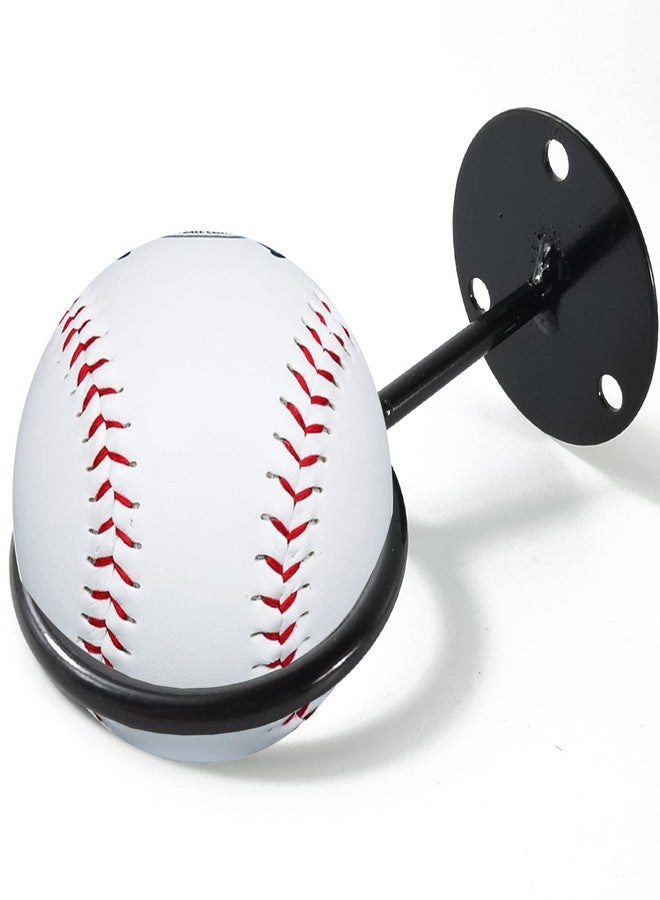 NSBELL 3PCS Baseball Display Memorabilia Holder Heavy-Duty Wall Mount Rack for Collectibles Steel - Image 4