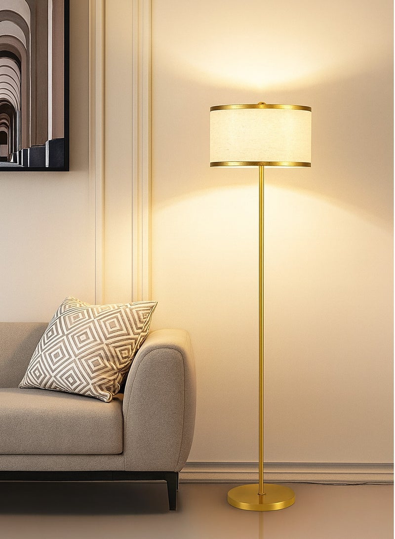 Fullight Modern Gold Floor Lamp with App & Remote Control, Upgraded 16W LED, Stepless Dimming & Color Temperature Adjustment, Premium Gold Base, 160×38 cm, Perfect for Living Room, Bedroom, Office - Image 1