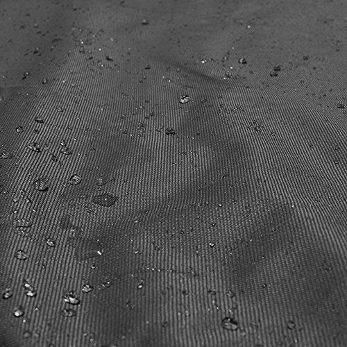 Budge غطاء دراجة نارية بودج سبورتسمان، أسود، مقاوم للماء، قابل للسحب، يناسب حتى 96" طول، كبير (MC-15) - Image 3