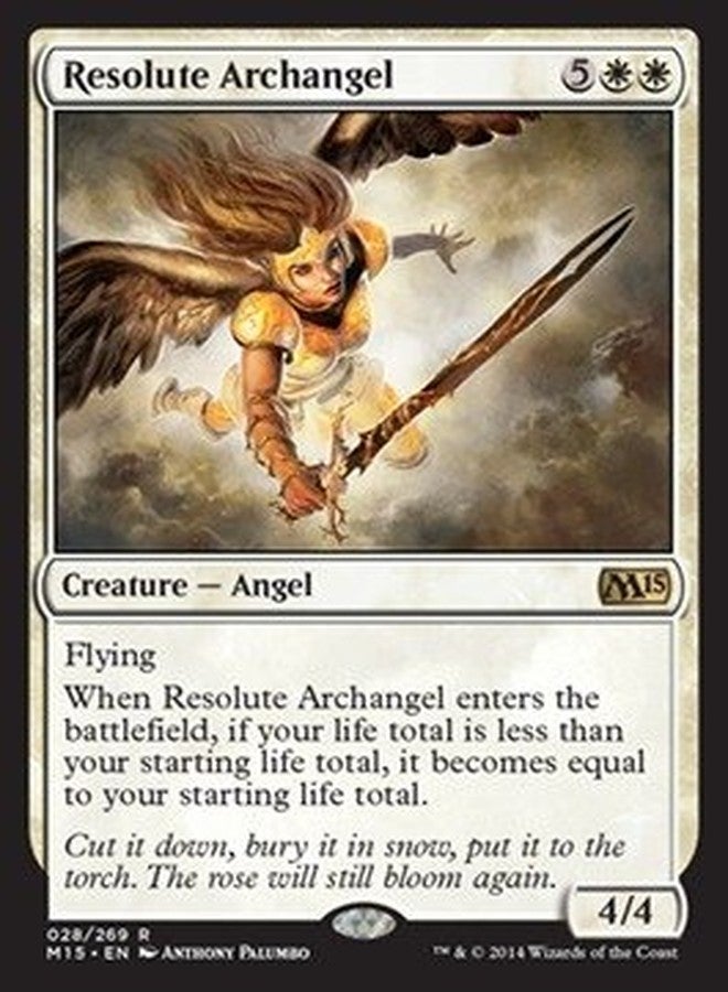 Magic The Gathering - Resolute Archangel (028/269) - Magic 2015