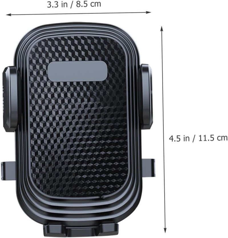 Universal Car Phone Holder Air Vent Mount Cell Phone Clip for Vehicle Black Compatible with Most Smartphones - Image 2