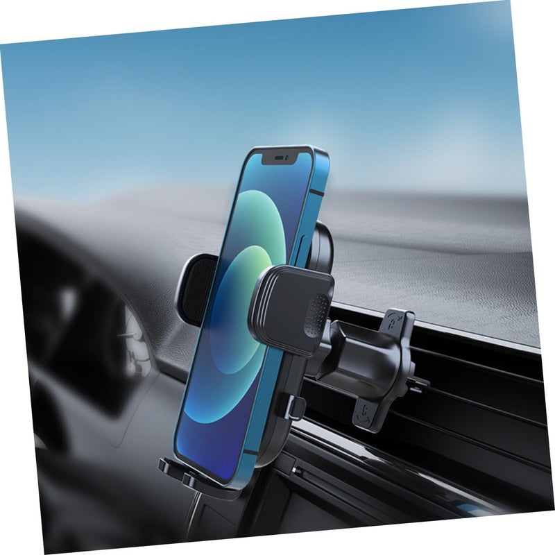 Universal Car Phone Holder Air Vent Mount Cell Phone Clip for Vehicle Black Compatible with Most Smartphones - Image 4