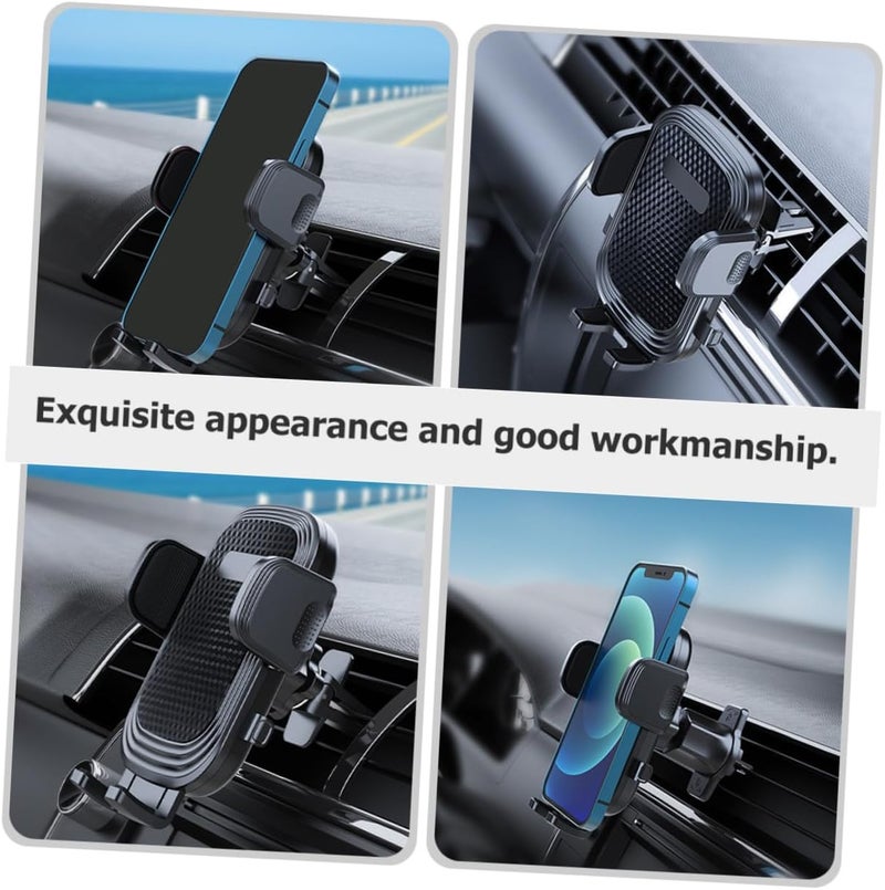 Universal Car Phone Holder Air Vent Mount Cell Phone Clip for Vehicle Black Compatible with Most Smartphones - Image 5