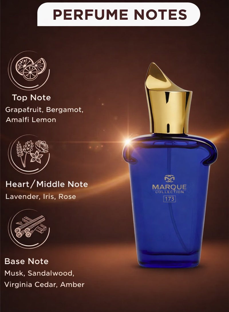 ماركيو كوليكشن عطر حمضيات للرجال | مارك كوليكشن رقم ١٧٣ | عطر حمضيات طويل الأمد للرجال برائحة المسك والخزامى | ٢٥ مل - Image 2