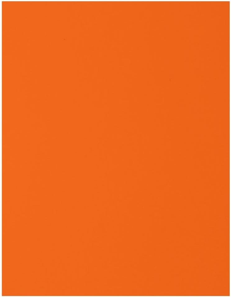 LUXPaper 8.5" x 11" Cardstock | Letter Size | Mandarin Orange | 100lb. Cover (183lb. Text) | 50 Qty - Image 1
