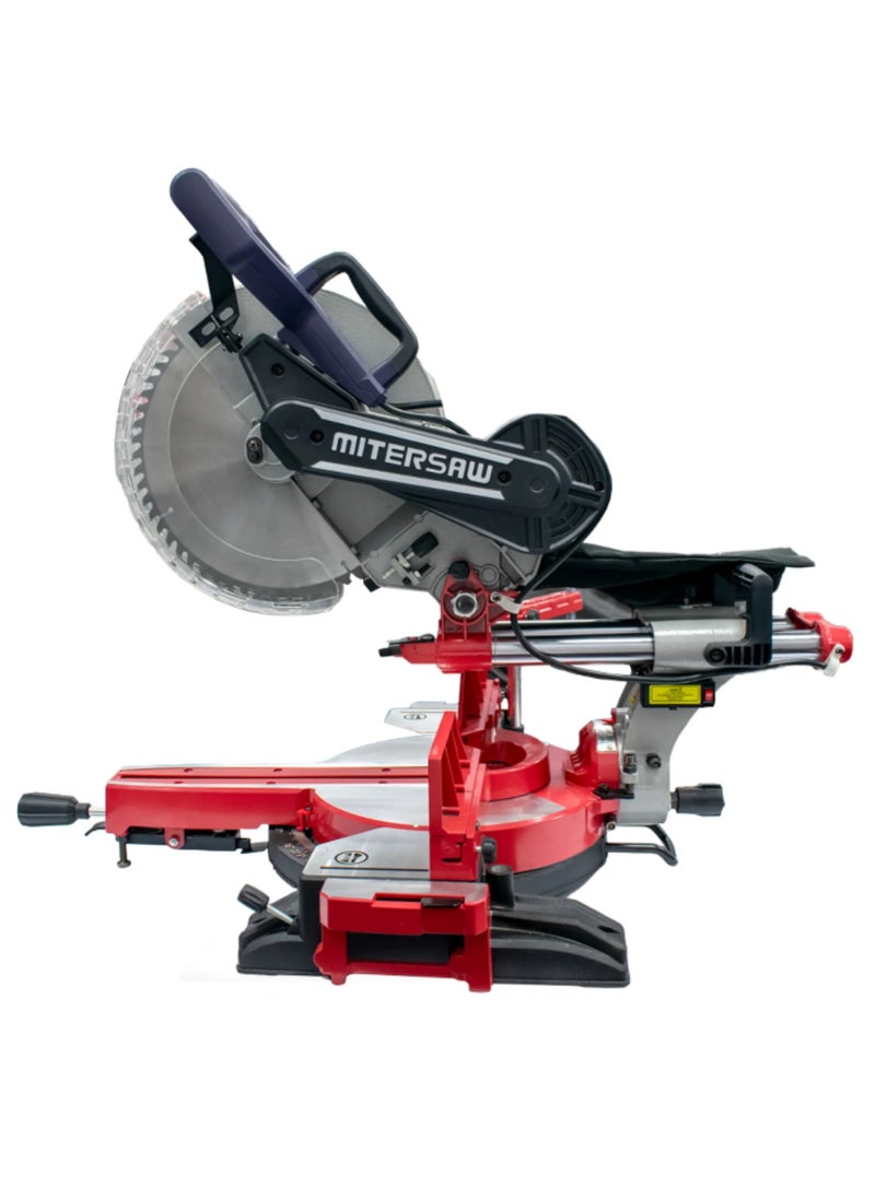 makute 12-Inch Miter Saw with 2000W, 4500 RPM Speed, 305mm Disc for Wood and Metal Cutting - All Copper Wire Motor, 220-240V, MS121-305  - Image 1