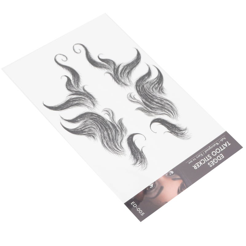 Fake Bangs Waterproof Hair Tattoo Sticker Simulated Real Design Easy To Apply - For High Hairline Temporary Bangs Hairstyle Sticker for Women - Image 5