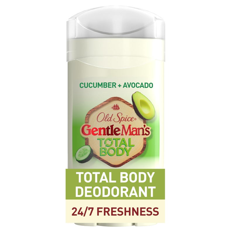 Old Spice Whole Body Deodorant Stick for Men, Aluminum Free, Cucumber + Avocado Scent, 24/7 Odor Protection, 24/7 Lasting Freshness, Dermatologist Tested, Gentle on Skin, Safe to Use All Over, 3.0 oz - Image 1