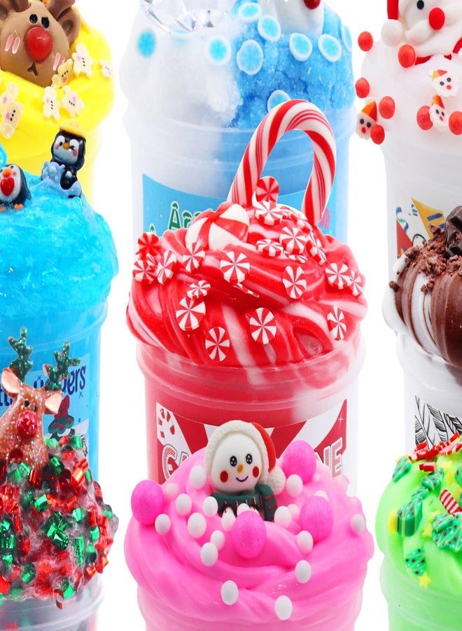 Funewest Slime Advent Calendar 2024 for Boys Girls, Fluffy Slime Children Christmas Advantage Calendar 24 Days, Christmas Surprises Gift with Different Textures Slime Kit - Image 3