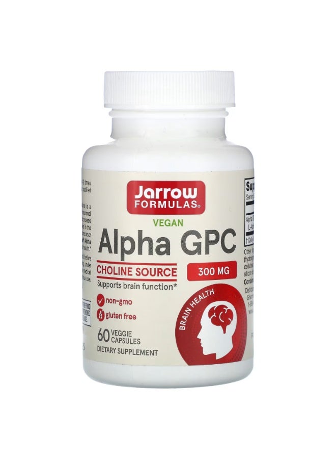 jarrow formulas Alpha GPC 300mg - 60 Capsules