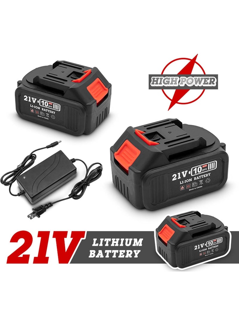 MUNTAQI Cordless Impact Wrench 1/2 Inch, 320Nm Max Torque Brushless Impact Gun with Battery & Charger, Electric Impact Driver for Tire Removal, Car Repair, Construction, Home DIY - Image 3