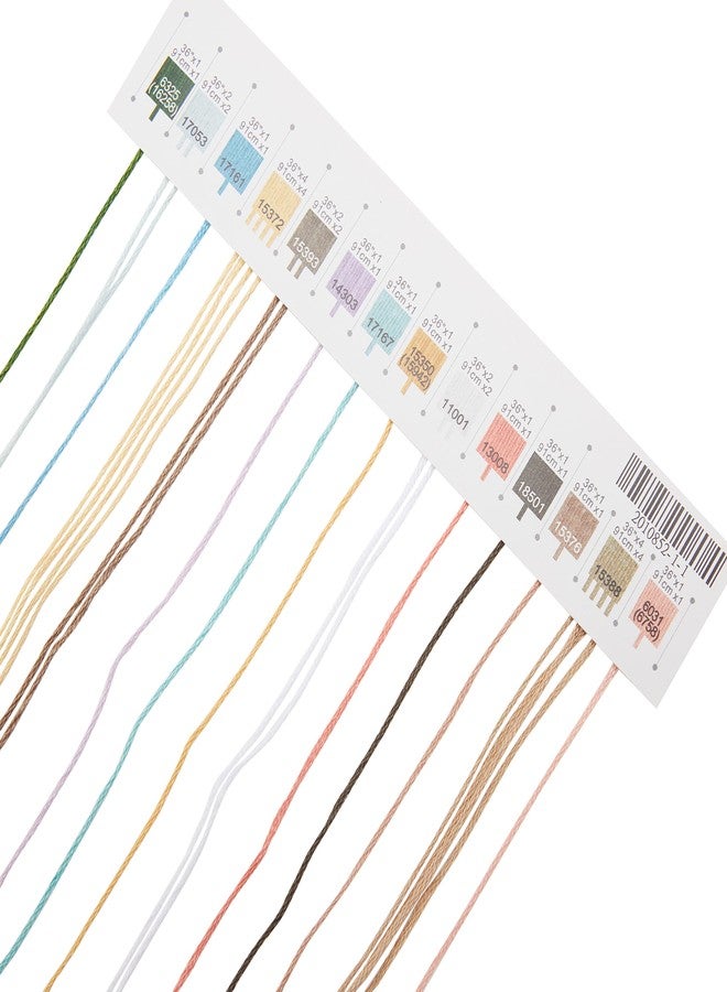 Dimensions 'He Spoke' Footprints Counted Cross Stitch Kit, 14 Count Ivory Aida, 7'' x 5'' - Image 2