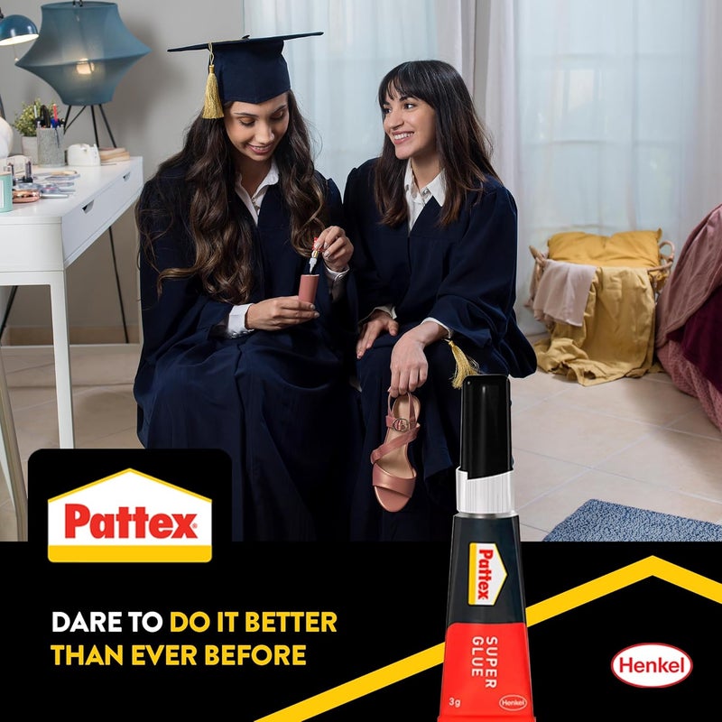 Pattex Universal, Strong All Purpose Adhesive for, Clear Glue for Various Materials, Easy to Use Instant Super Glue, 1 x 3g - Image 4