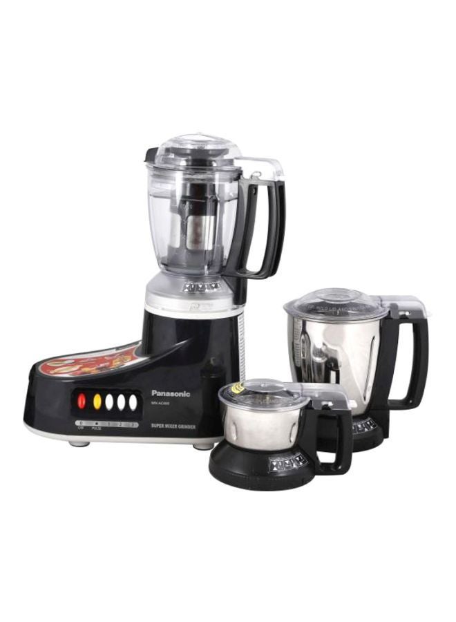 Panasonic 5-Piece Electric Mixer Grinder Set 1000 W MXAC400 Black/Silver/Clear - Image 2