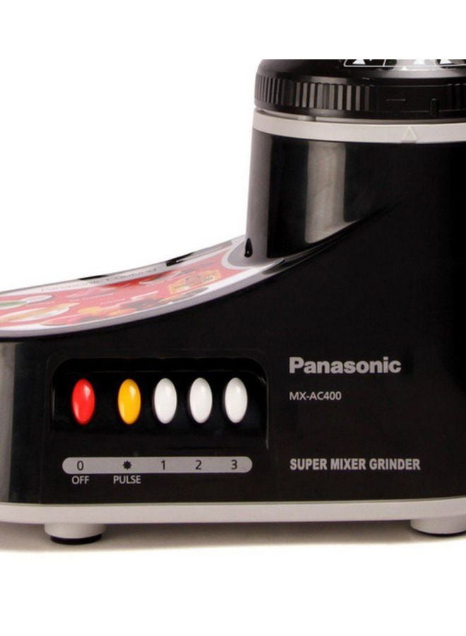 Panasonic 5-Piece Electric Mixer Grinder Set 1000 W MXAC400 Black/Silver/Clear - Image 4