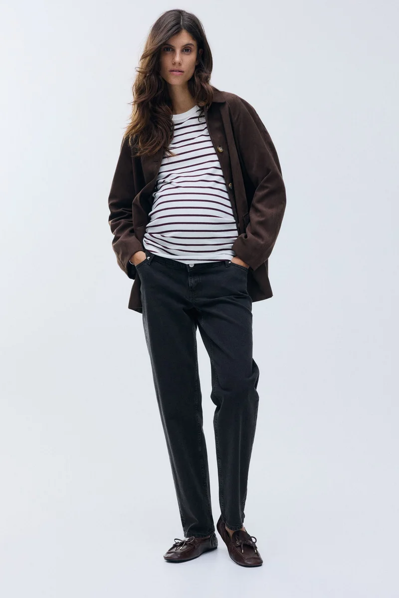 H&M MAMA Before &amp; After Straight Low Jeans