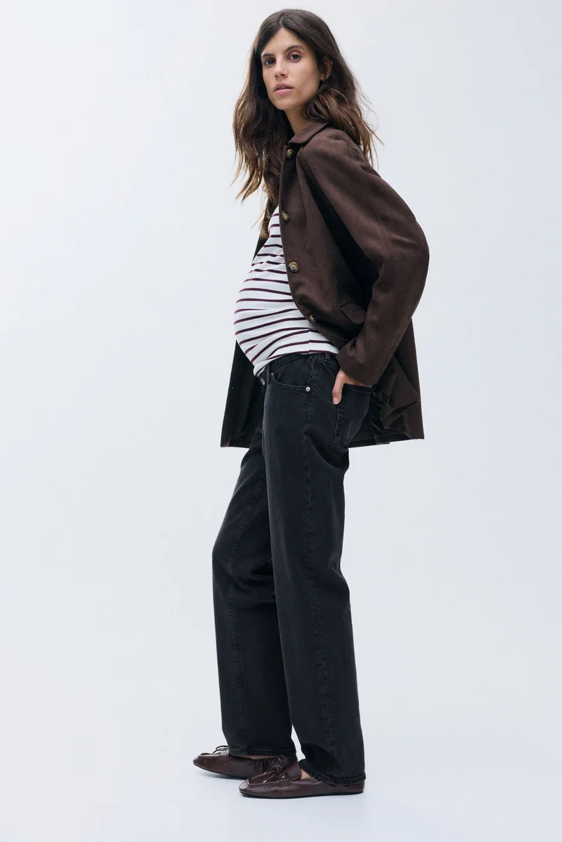 H&M MAMA Before &amp; After Straight Low Jeans