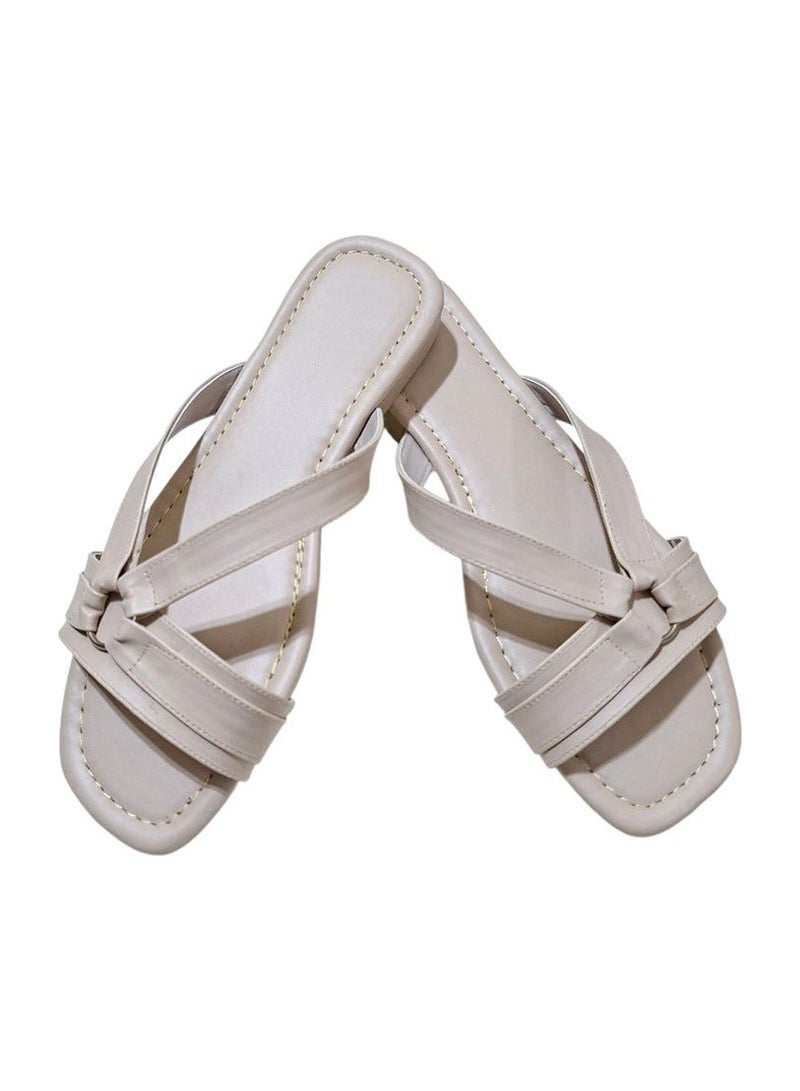 Karisma Flat Simple Design Strappy Slippers - Image 1