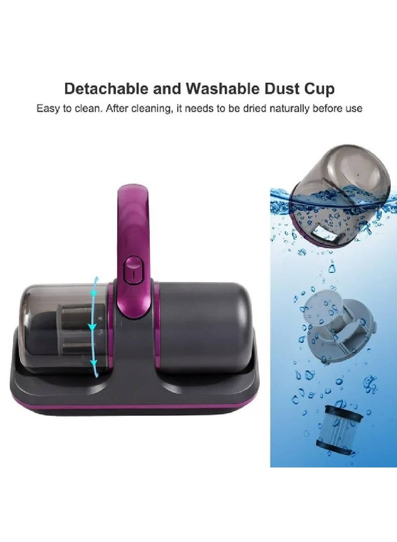 GENNEXT 100W Handheld Cordless Vacuum Cleaner Strong Suction For Bed Mattress Pillow Sofa Carpet Cleaning - Image 2