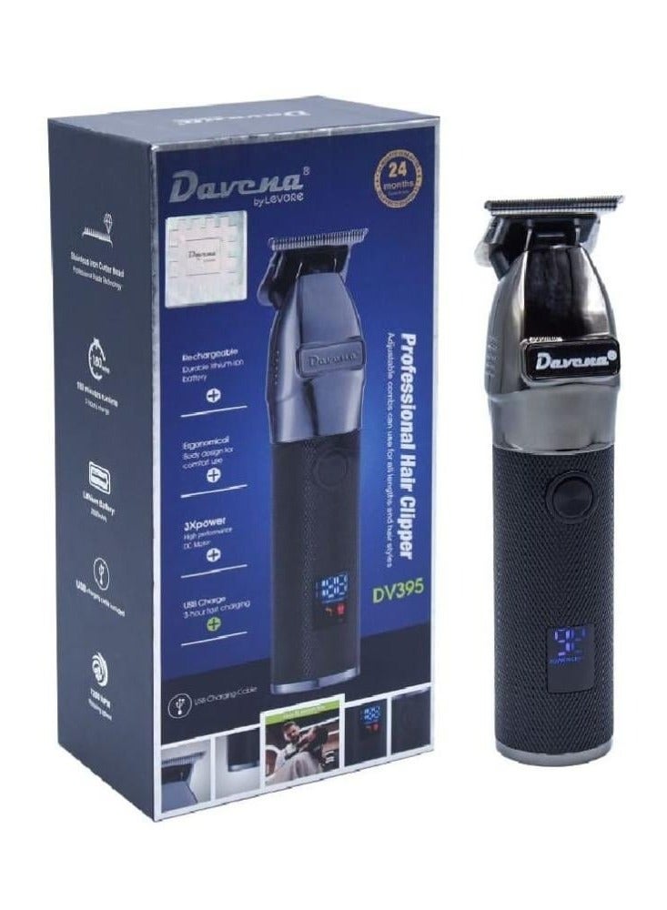 Davena Davina professional hair trimmer dv 395  black - Image 1