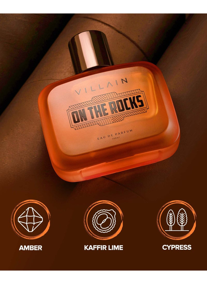 VILLAIN - On The Rocks EDP for Men, Perfume for Men 100ml - Image 1