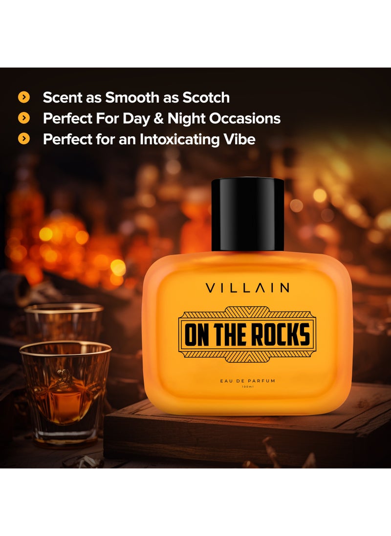 VILLAIN - On The Rocks EDP for Men, Perfume for Men 100ml - Image 1