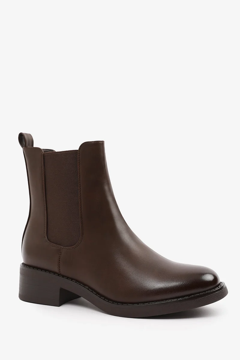 Where's That From 'Serna' Ankle Boot With Elastic Panel And Side Zip