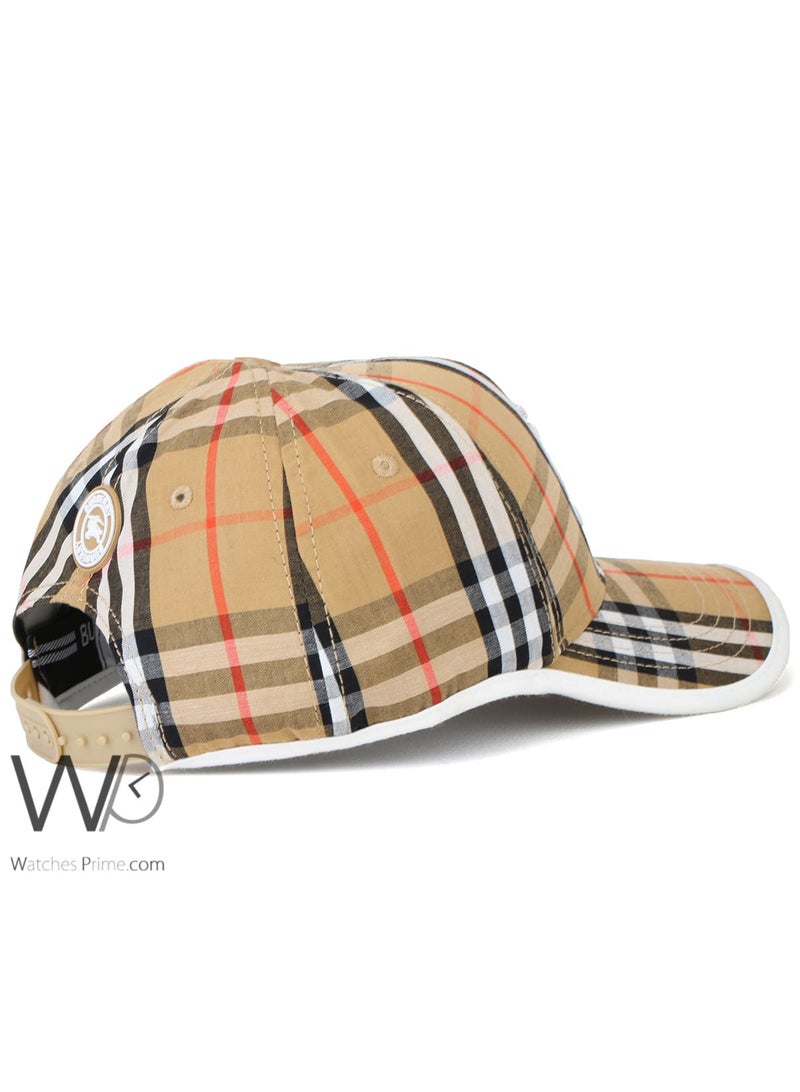 BURBERRY Burberry Baseball BT Beige Motif Icon Stripe Cap Cotton - Image 2