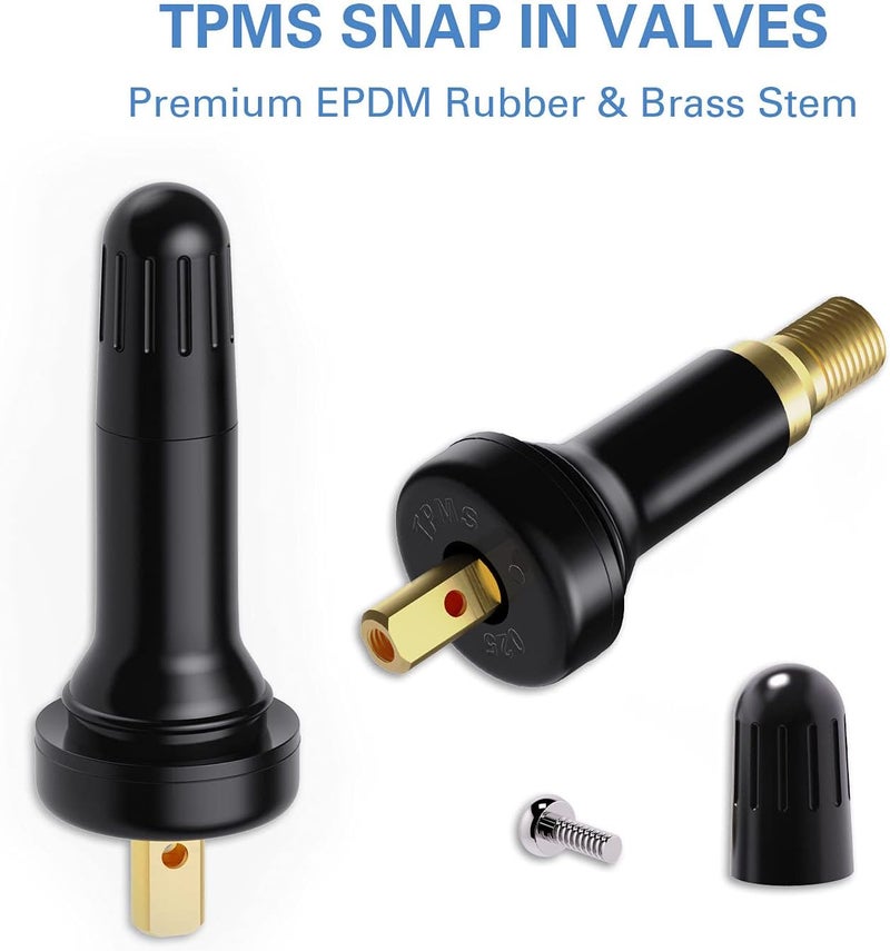 CKAuto TPMS 20008 Rubber Snap-in Tire Valve Stem (50 pcs/Bag) - Image 4