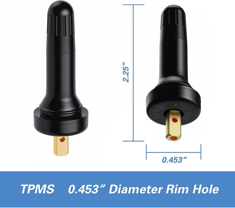 CKAuto TPMS 20008 Rubber Snap-in Tire Valve Stem (50 pcs/Bag) - Image 3