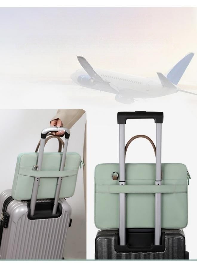 حقيبة كتف لابتوب حقيبة كتف لابتوب حقيبة توت لابتوب حقيبة لابتوب 15.6 بوصة حقيبة تابلت حقيبة لابتوب للرجال والنساء حقيبة بطانة محمولة حقيبة كمبيوتر تابلت حقيبة مؤتمرات، حقيبة مقاومة للماء محمولة - Image 3