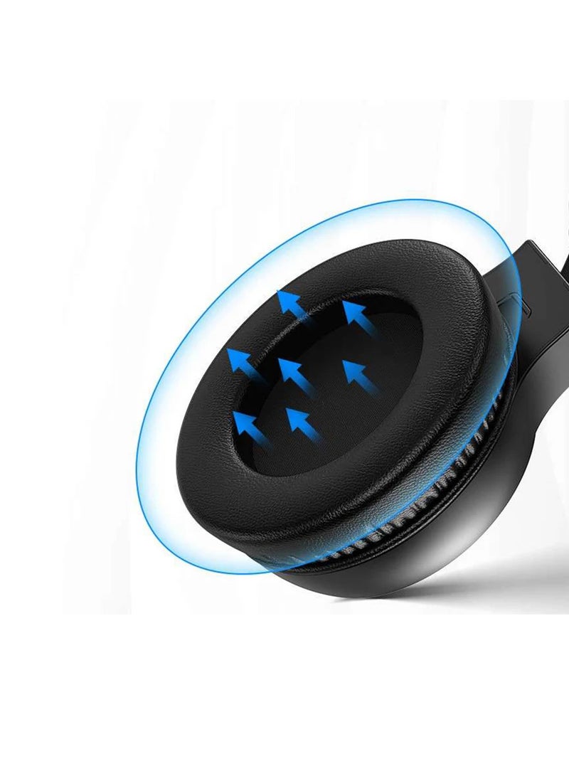 Yesido EK02 Computer Gaming Headset Headphone Over-Ear Earphone With Microphone Black - Image 4