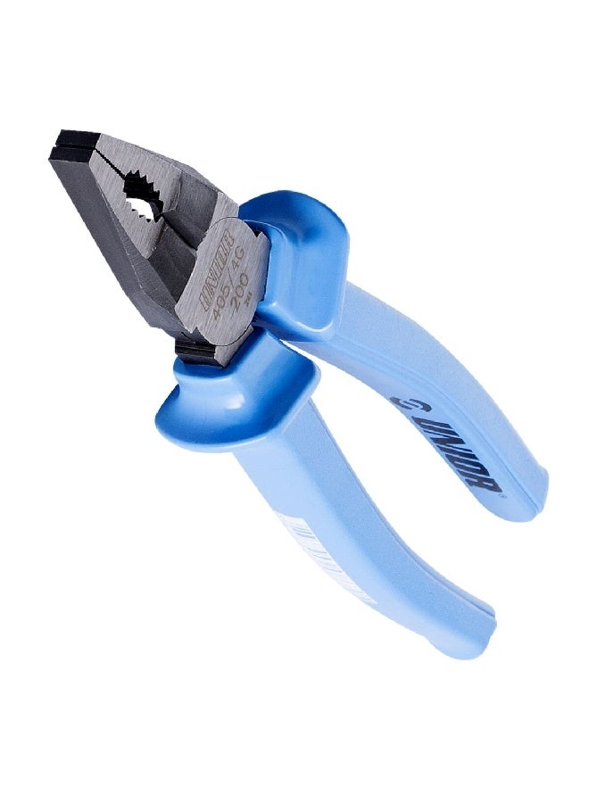 Unior 405/4G Hardened and Tempered Straight Combination Plier Blue and Grey 3.3 x 6.3 x 20 cm JE608670-RP2 - Image 2