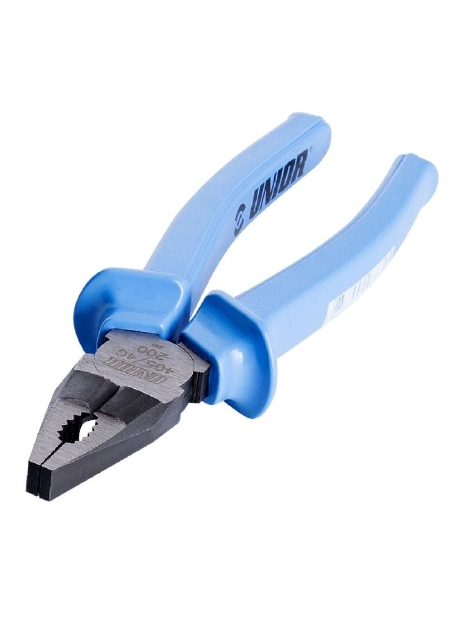 Unior 405/4G Hardened and Tempered Straight Combination Plier Blue and Grey 3.3 x 6.3 x 20 cm JE608670-RP2 - Image 1