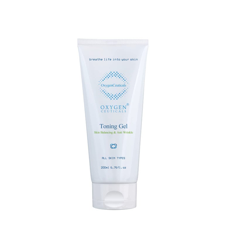 OxygenCeuticals Toning Gel  AntiAging Gel for Skin Firming and Toning pHBalancing AntiWrinkle Toner for Face and Body 200ml  667 oz