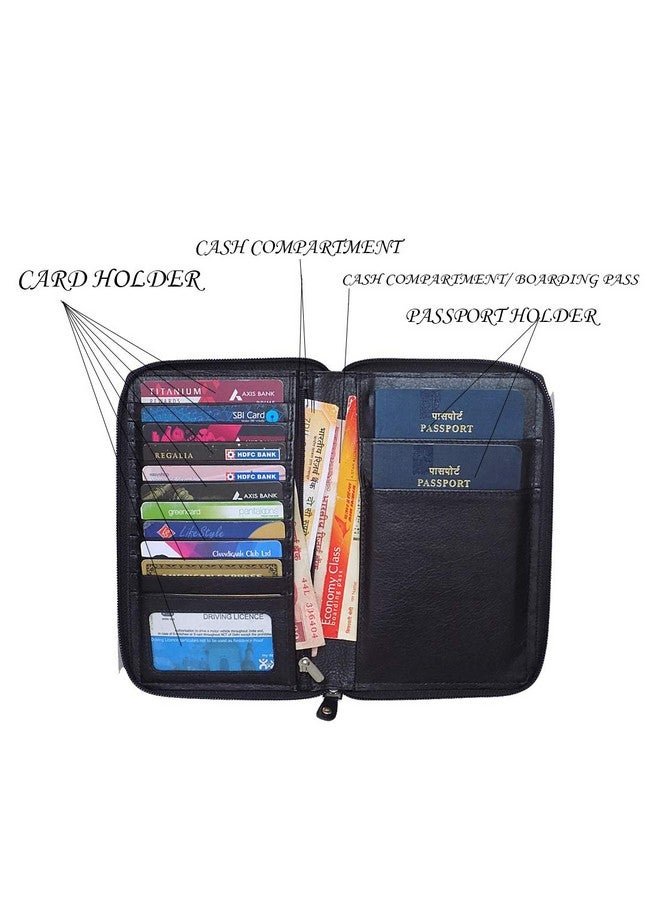 STYLE SHOES Genuine Leather Black Card holder||Card Case||Carry Cash For Men - Image 2