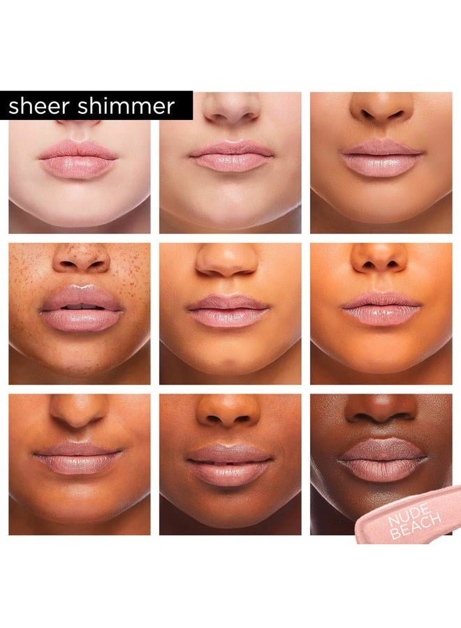 Pure Cosmetics Pure Illumination Lip Gloss - LED-lit Applicator w/Side Mirror - Non-Sticky, Moisturizing & Hydrating Lip Glosses - Soothes & Protects Dry Chapped Lips (Nude Beach) - Image 5