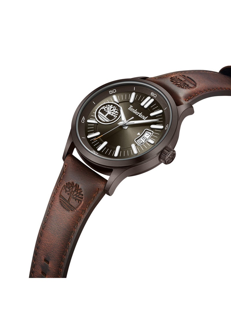 Timberland Men Swansey Blue Dial Stainless Steel Bracelet Multifunction Watch for Men, 44mm - Image 2