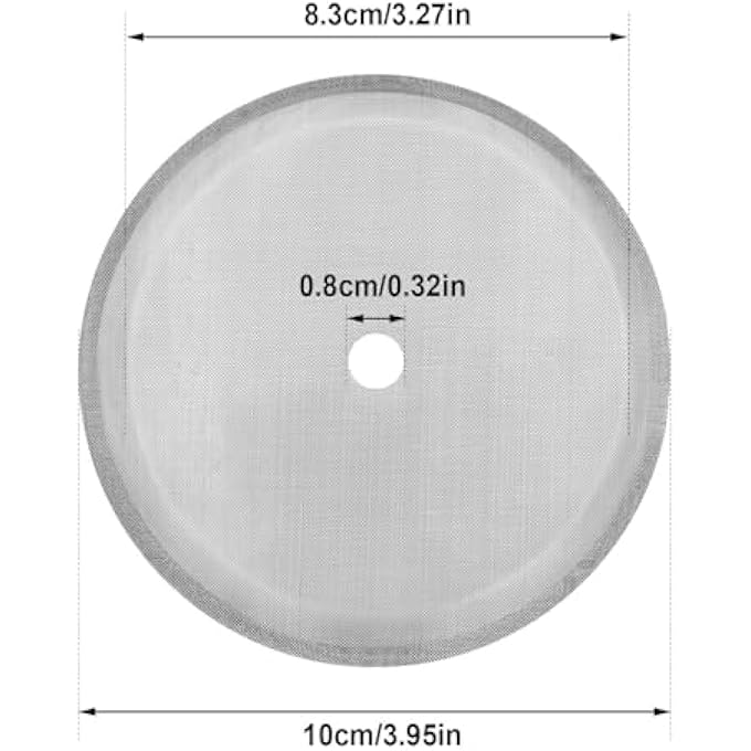 BIGTHREE 18 Pack Stainless Steel French Press Filters Reusable 4 Inch Mesh Screen Replacement For 8 Cup 1000Ml Coffee Makers Durable Cafetiere Filter - Image 3