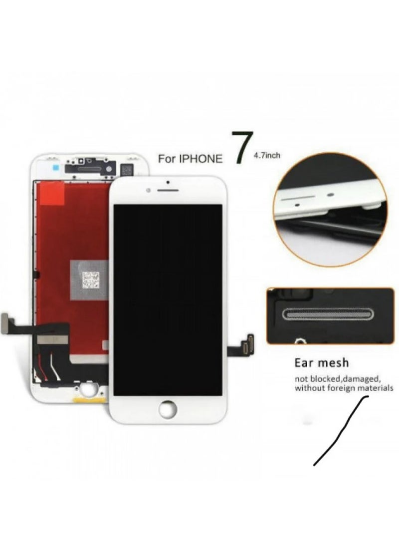 zy - Replacement LCD Screen For Apple iPhone 7 white - Image 1