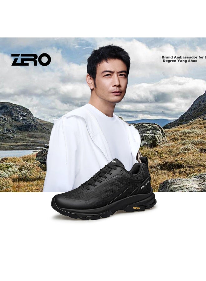 Zero Lingdu Zero Men's Shoes, New 2025 Outdoor Sports Shoes, Waterproof, Non-slip, Wear-resistant, Hiking And Travel Shoes For Men, Black, Size 42 - Image 1