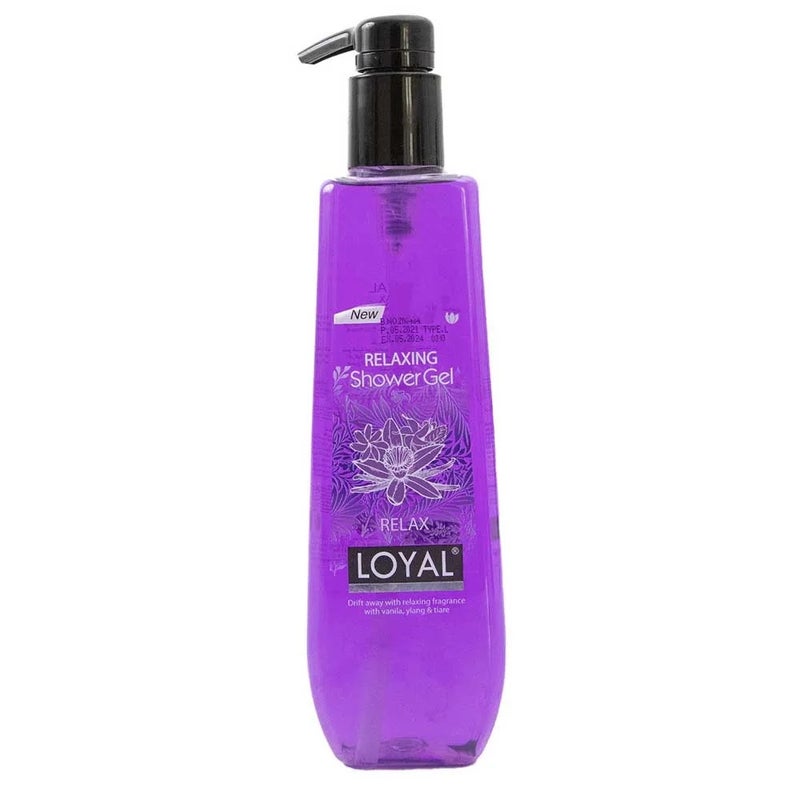 loyal جل استحمام مريح لويل، استرخِ مع عطر مريح من الفانيليا، يلانغ وتيار - 900 مل - Image 1