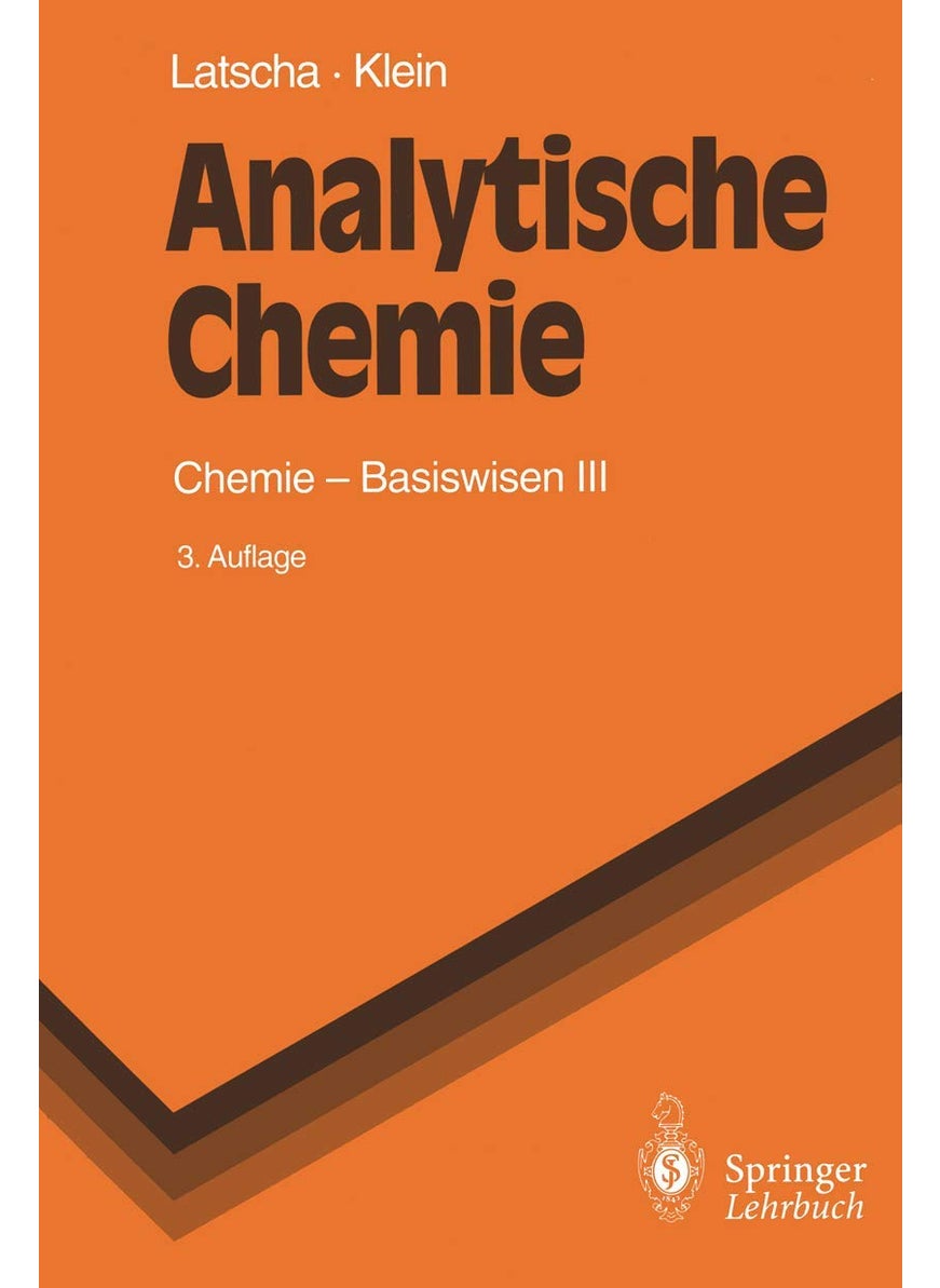 Analytische Chemie: Chemie - Basiswissen III 
