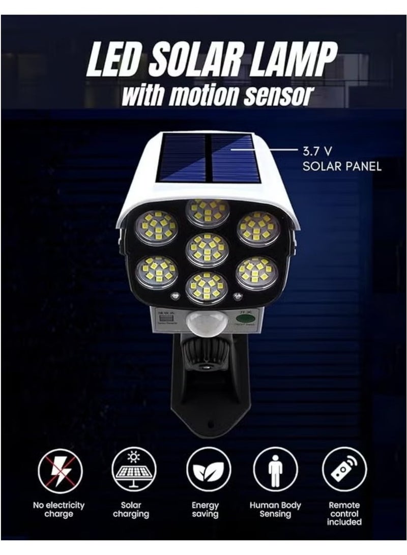 Solar-Powered Motion Sensor Security Light – Waterproof Wireless Outdoor Wall Light for Courtyard & Garden  - Image 2
