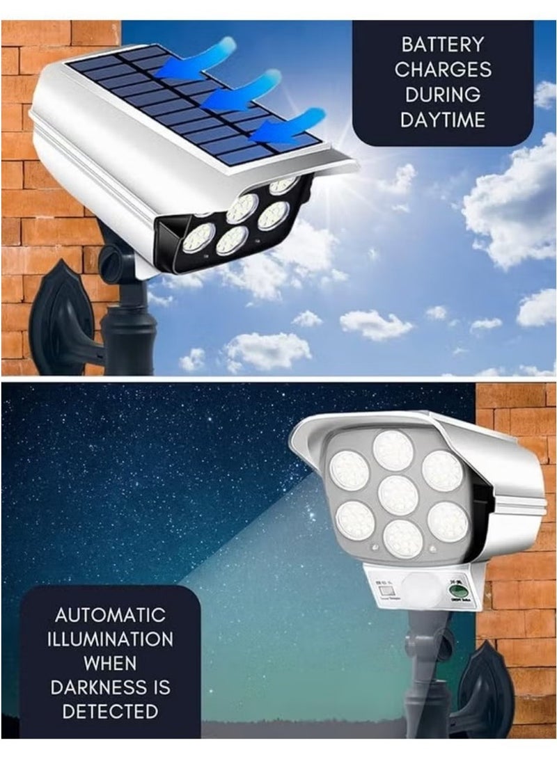 Solar-Powered Motion Sensor Security Light – Waterproof Wireless Outdoor Wall Light for Courtyard & Garden  - Image 3