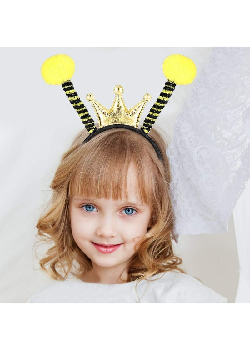 أوزيغالور طوق رأس على شكل هوائيات النحل - إكسسوار حفلات للأطفال والكبار، أزياء وأعياد ميلاد هدايا - Image 2