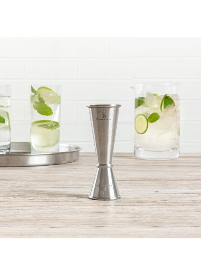 Restaurantware ججر، ججر كوكتيل - ججر مزدوج الجوانب على الطراز الياباني - 1 أونصة / 2 أونصة - فضي مصقول - فولاذ مقاوم للصدأ - درجة احترافية - علبة 1 قطعة - Image 3
