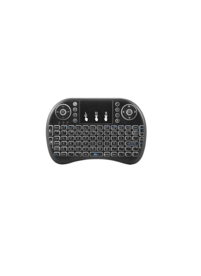 NANAO - I8 Wireless RC-Keyboard With Touchpad With Colourful  Lights - Image 1