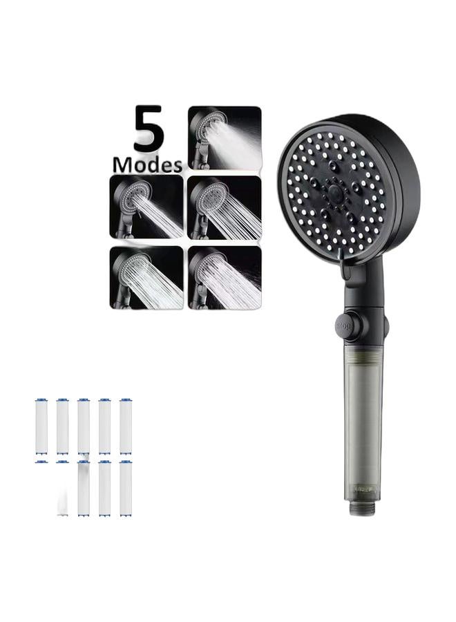 مجموعة تصفية الاستحمام الكاملة: تشمل 1 رأس دش عالي الضغط و 13 مرشحًا بديلاً لتوفيرقيمة طويلة الأمد. - Image 1