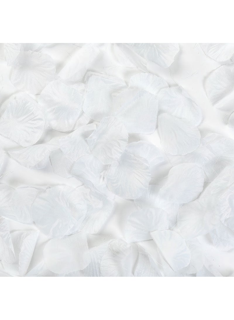 Globos Rose Petal Confetti White Synthetic 144-Pack - Image 2